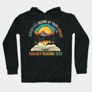 Adventure Begins At Your Library Summer Reading 2024 Hoodie